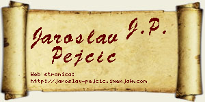 Jaroslav Pejčić vizit kartica